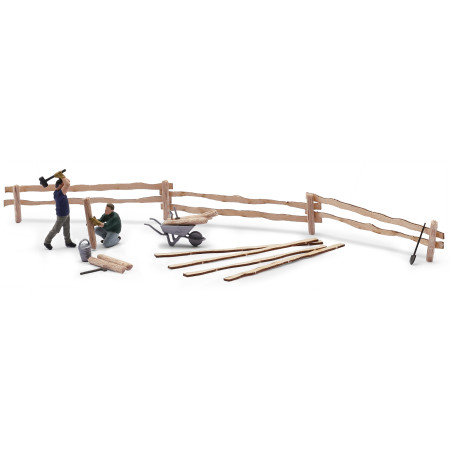 1/87 BUSCH INSTALLER UNE CLOTURE DE PATURAGE