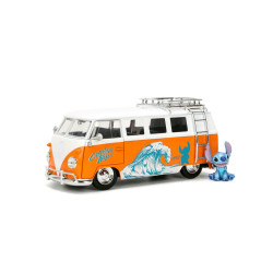 VW COMBI 1961 AVEC FIGURINE STITCH 1/24 JADA