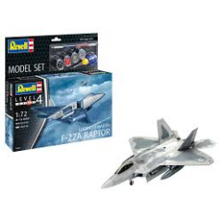 MODEL SET LOCKHEED MARTIN F-22 A RAPTOR 1/72 REVELL