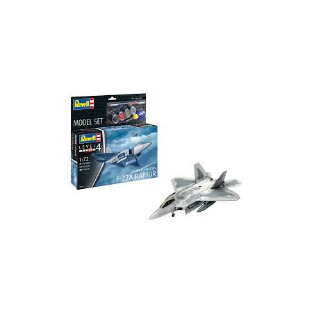 MODEL SET LOCKHEED MARTIN F-22 A RAPTOR 1/72 REVELL