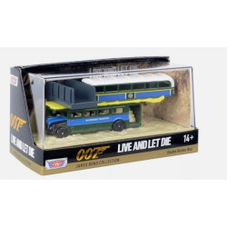 DOUBLE DECKER BUS BOND VIVRE ET LAISSER MOURIR 1973 MOTORMAX