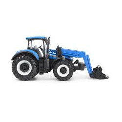 TRACTEUR NEW HOLLAND AVEC CHARGEUSE 1/43 BBURAGO