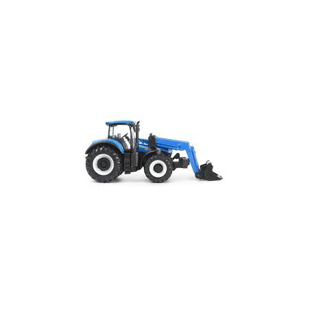 TRACTEUR NEW HOLLAND AVEC CHARGEUSE 1/43 BBURAGO