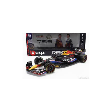 RED BULL F1 RB19 TEAM ORACLE RED BULL RACING N°1 MAX VERSTAPPEN GRAND PRIX AUSTIN 2023 1ER 1/18 BURAGO