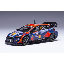 HYUNDAI I20 N N°11 WRC1 RALLYE D'EUROPE CENTRALE 2023 1/43 IXO