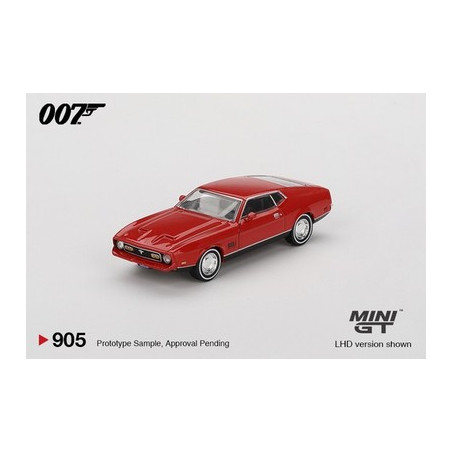 FORD MUSTANG MACH I JAMES BOND 007 LES DIAMANTS SONT ETERNELS 1971 1/64 MINI GT