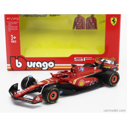 FERRARI F1 SF-24 TEAM SCUDERIA FERRARI N°16 CHARLES LECLERC GRAND PRIX DE MONZA 2024 1ER 1/43 BURAGO