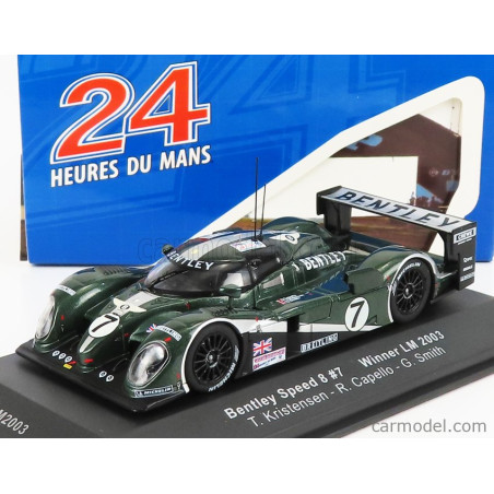 BENTLEY SPEED 8 N°7 24H DU MANS 2003 1ER 1/43 IXO