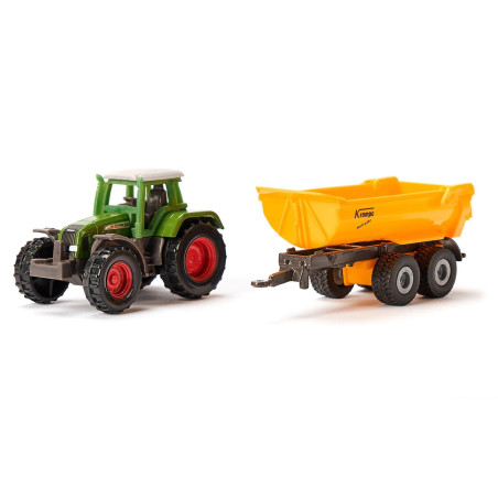 1/87 SIKU TRACTEUR FENDT AVEC BENNE BASCULANTE KRAMPE
