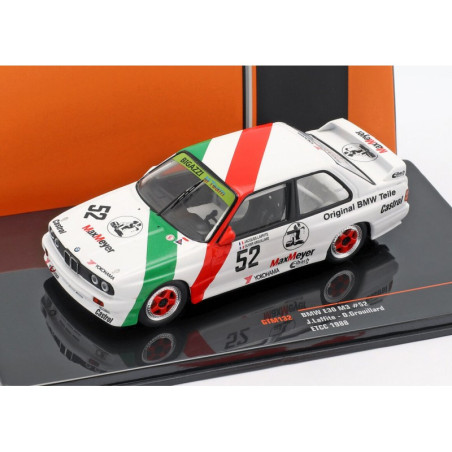 BMW M3 E30 N°52 ETCC 1988 1/43 IXO