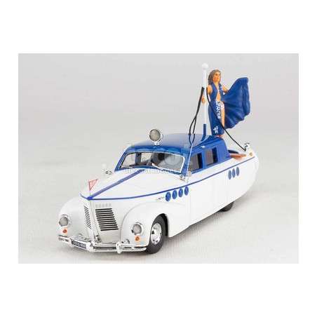 HOTCHKISS CHAPRON BIKINI REARD 1938 AVEC FIGURINE PIN UP 1/43 PERFEX