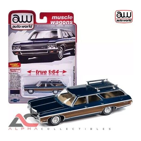 CHEVROLET KINGSWOOD 1970 1/64 AUTO WORLD