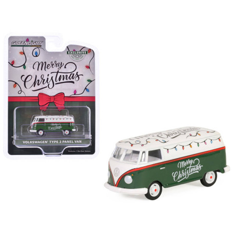 VW T2 PANEL VAN CHRISTMAS 2024 1/64 GREENLIGHT
