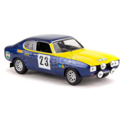 FORD CAPRI MKI N°23 RALLYE OLYMPIA 1972 1/18 MODELCARGROUP