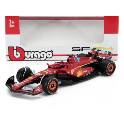 FERRARI F1 SF-24 TEAM SCUDERIA FERRARI N°16 CHARLES LECLERC GRAND PRIX DE MONACO 2024 1ER 1/43 BURAGO