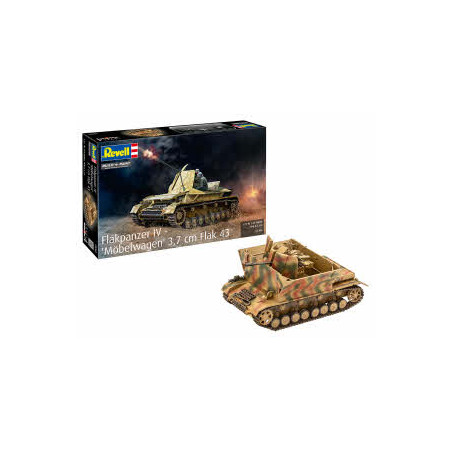 FLAKPANZER IV MOBELWAGEN 3.7 CM FLAK 43 1/72 REVELL
