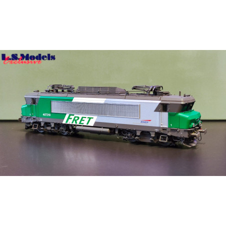 1/87 LS MODELS LOCOMOTIVE ELECTRIQUE BB 407219 LIVREE FRET SNCF ANALOGIQUE