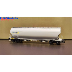 1/87 LS MODELS WAGON CEREALIER TAGNPPS LOGO MILLET SNCF