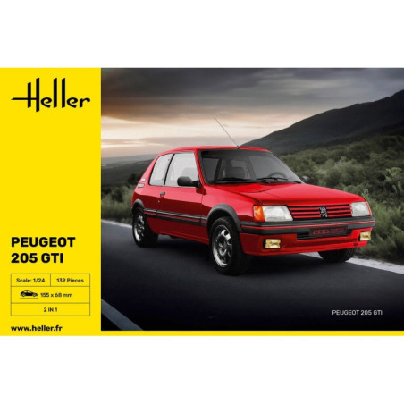 PEUGEOT 205 GTI 1/24 HELLER