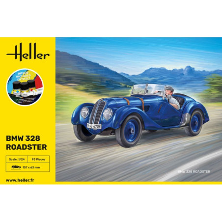 STARTER KIT BMW 328 ROADSTER 1/24 HELLER