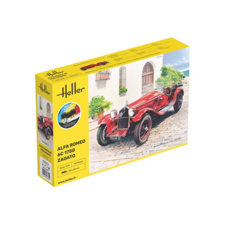 STARTER KIT ALFA ROMEO 6C 1750 ZAGATO 1/24 HELLER