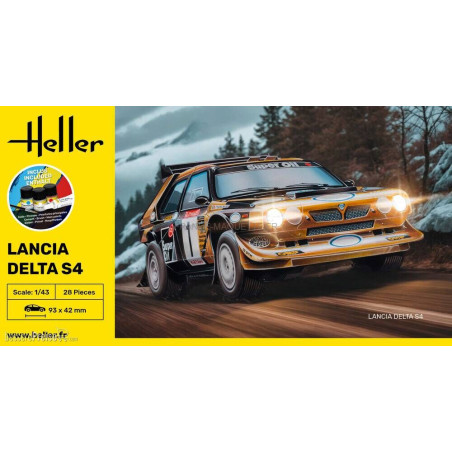 STARTER KIT LANCIA DELTA S4 1/43 HELLER