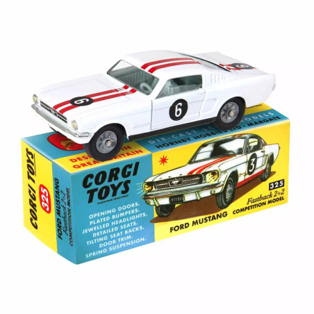 FORD MUSTANG FASTBACK COUPE MODELE DE COMPETITION N°325 1/45 CORGI