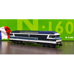 1/160 ARNOLD LOCOMOTIVE DIESEL CC 72071 LIVREE D'ORIGINE SNCF ANALOGIQUE