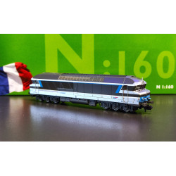 1/160 ARNOLD LOCOMOTIVE DIESEL CC 72006 LIVREE ISABELLE SNCF ANALOGIQUE