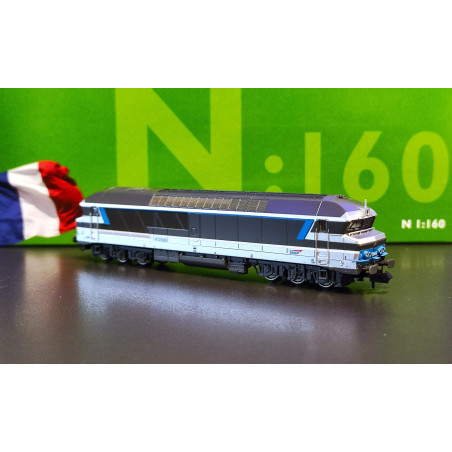 1/160 ARNOLD LOCOMOTIVE DIESEL CC 72006 LIVREE ISABELLE SNCF ANALOGIQUE