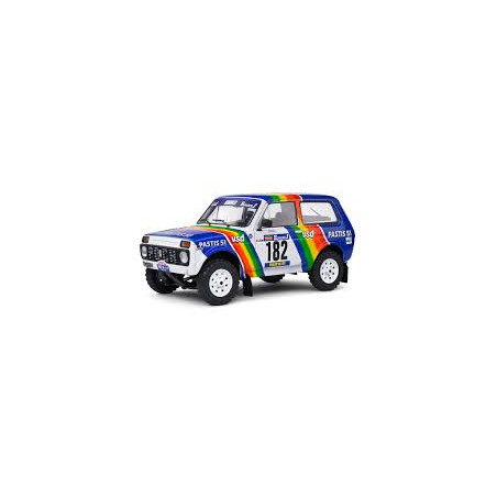 LADA NIVA N°182 PARIS DAKAR 1984 1/18 SOLIDO