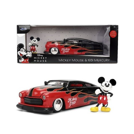 MERCURY 1951 AVEC FIGURINE MICKEY 1/24 JADA