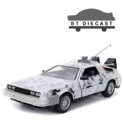 DELOREAN RETOUR VERS LE FUTUR  EPISODE 1 AVEC LED 1/24 JADA