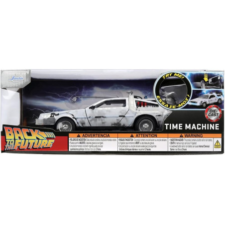 DELOREAN RETOUR VERS LE FUTUR  EPISODE 1 AVEC LED 1/24 JADA 1