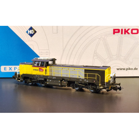 1/87 PIKO LOCOMOTIVE DIESEL DE18 BB 679044 LIVREE SNCF RESEAU DIGITAL SOUND