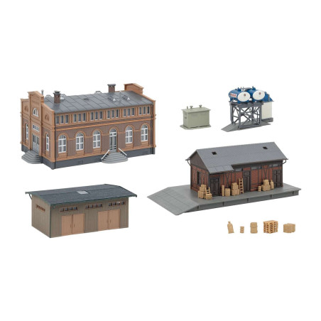 1/87 FALLER COFFRET MANUTENTION DE MARCHANDISES