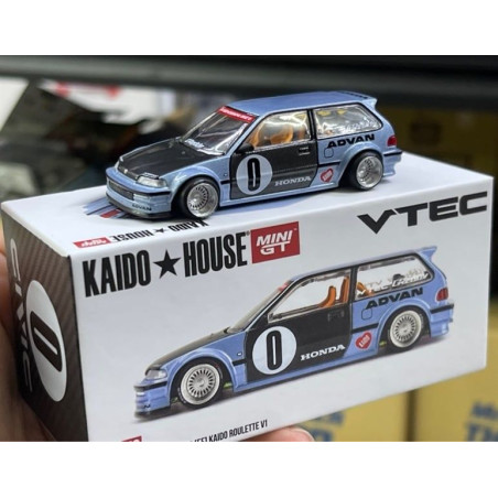 HONDA CIVIC EF ROULETTE V1 1987 1/64 KAIDO HOUSE