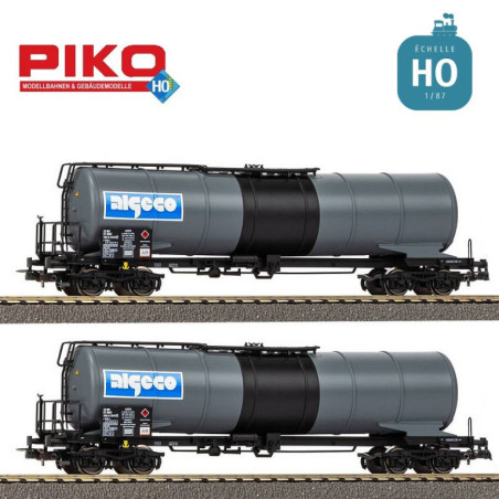 1/87 PIKO COFFRET DE 2 WAGONS CITERNES ALGEGO SNCF