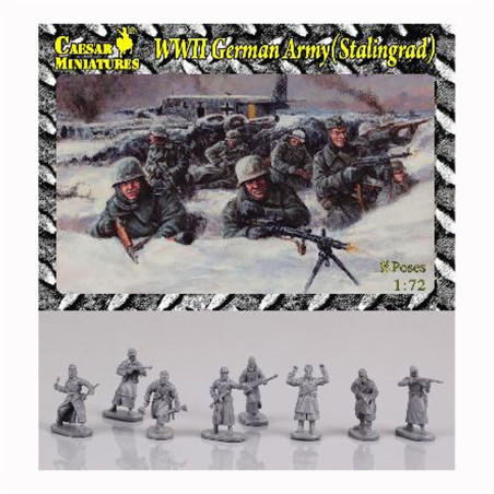 TROUPES ALLEMANDES BATAILLE DE STALINGRAD 1942/1943 1/72 CESAR MINIATURE