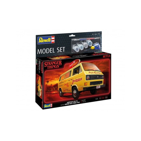 MODEL SET VW T3 SURFER BOY STRANGER THINGS 1/25 REVELL