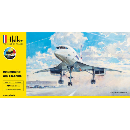 STARTER KIT CONCORDE 1/72 HELLER