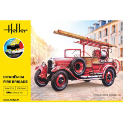 STARTER KIT CITROEN C4 FIRE BRIGADE 1/24 HELLER