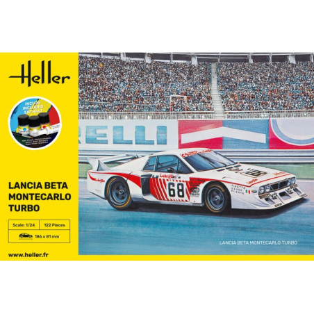 STARTER KIT LANCIA BETA MONTECARLO TURBO 1/24 HELLER