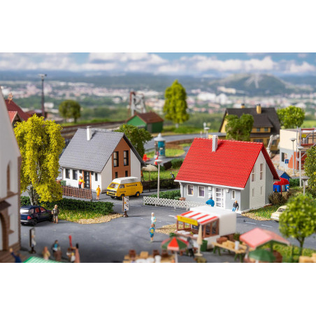1/160 FALLER 2 MAISONS INDIVIDUELLES