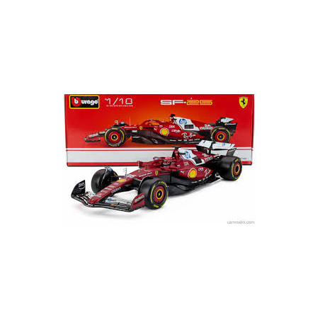 FERRARI F1 SF-25 TEAM SCUDERIA FERRARI HP N°16 CHARLES LECLERC 2025 1/18 BURAGO