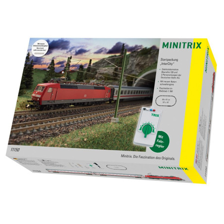 1/160 MINITRIX COFFRET DE DEPART INTERCITY DB ANALOGIQUE 1