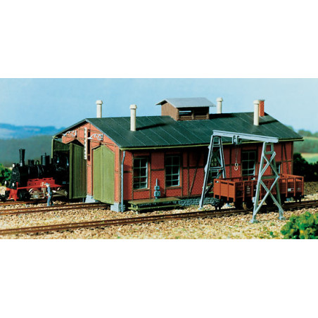 1/87 AUHAGEN REMISE POUR 2 LOCOMOTIVES