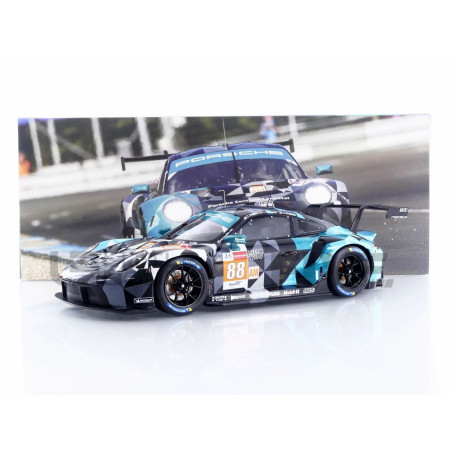 PORSCHE 911RSR-19 N°88 24H DU MANS 2021 1/18 IXO