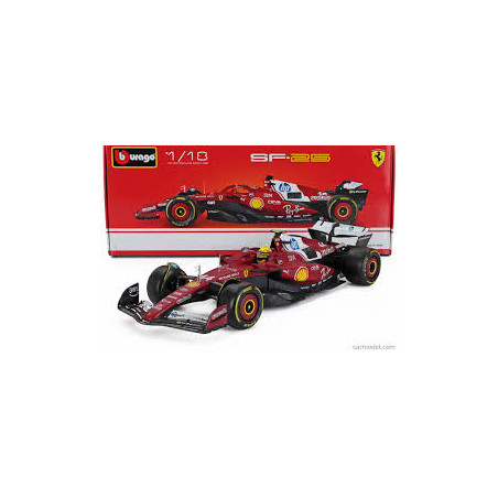 FERRARI F1 SF-25 TEAM SCUDERIA FERRARI HP N°44 LEWIS HAMILTON 2025 1/18 BURAGO