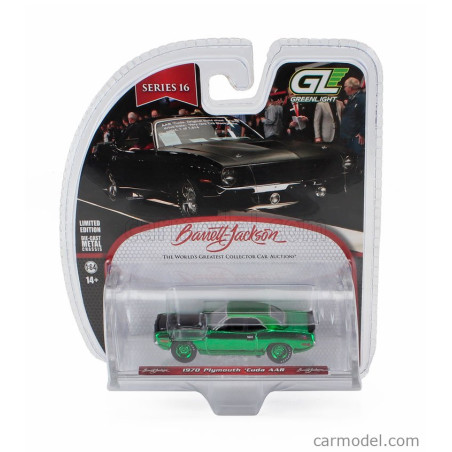 PLYMOUTH CUDA AAR 1970 1/64 GREENLIGHT
